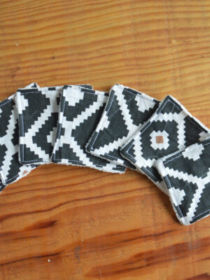 Lot de 7 mini lingettes nettoyantes "incas"