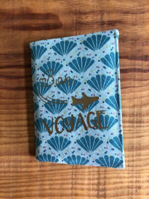 Protège passeport "Coquillages"