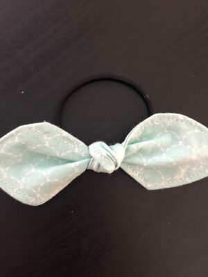 Noeud sur élastique "mint"