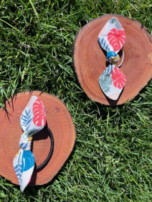 Noeud sur élastique "Monstera"