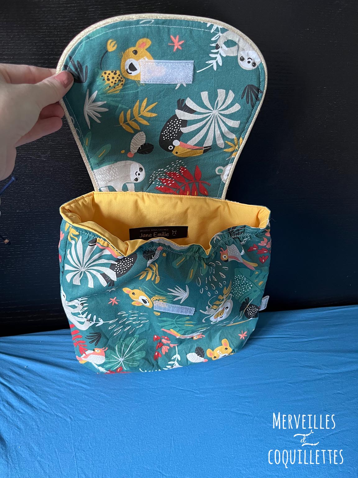 sac a dos maternelle jaune savane 2_merveilles et coquillettes