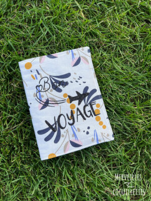 Protège passeport "fleurs légères"