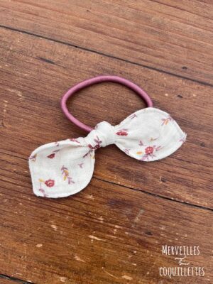 Noeud sur élastique "fleurs d'automne"