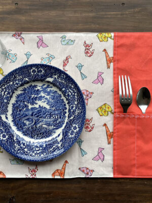 Set de table nomade "Origami"