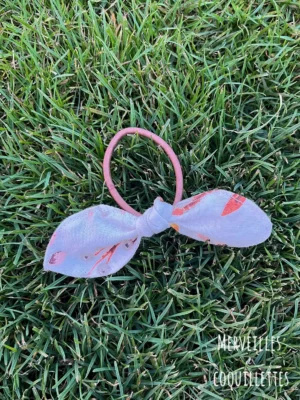 Noeud sur élastique "Foret d'automne"