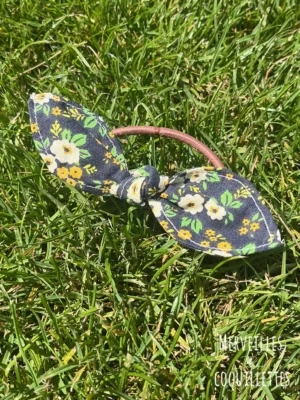 Noeud sur élastique "Champêtre"