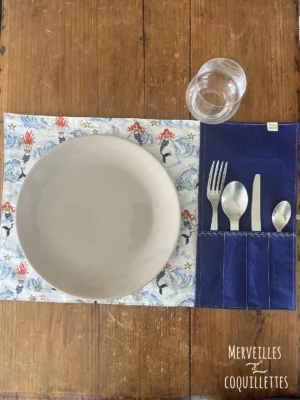 Set de table nomade "Sirène"