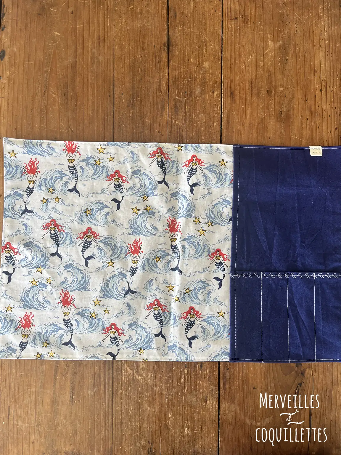 set de table sirene_Merveilles et coquillettes