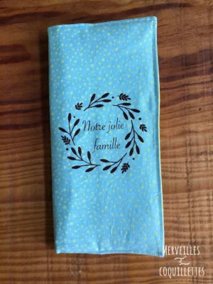 Protège Livret de famille "Mint"